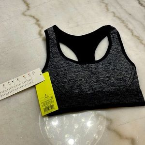 Grey & black sports bra - All In motion - S